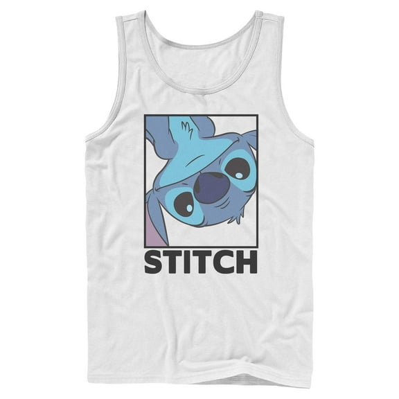 Mens Lilo & Stitch Peekaboo Stitch Portrait Tank Top