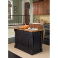 thumbnail image 3 of Homestyles Monarch Wood Kitchen Island in Black, 3 of 26
