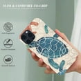 thumbnail image 4 of ONETECH Blingy's for iPhone 14 Case, Fun Turtle Pattern Cool Ocean Fish Beach Design Transparent Soft  Protective Clear Case Compatible for iPhone 14 6.1 inch (Green Turtles), 4 of 5