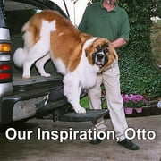 Otto Step Pet Ramp Step Helps Dogs Get in & Out of Car Van SUV | Portable Lightweight Dog Ramp | Simply Slide into 2 inch Trailer Hitch Receiver | No Tools Needed | Essential Pet Gear | Made in USA