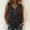 *Striped-Black, variant on ClodeEU Women's Striped V Neck Button Sleeveless Tank Top, Casual Slim Fit Blouse Striped-Black,Women's Plus L