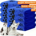 thumbnail image 6 of XL Microfiber Dog Bath Towel, 100×60CM Super Absorbent Quick-Drying Pet Grooming Towel for Small, Medium & Large Dogs and Cats, Machine Washable, 6 of 7