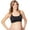 Black, variant on Cake Maternity Cotton Candy Wirefree Nursing Bra for Breastfeeding, Seamless Maternity Sleep Bra, Heather Blue, X-Large