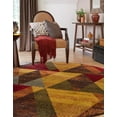 thumbnail image 3 of Rugs.com Cafe Collection Rug – 7 Ft Round Multi Medium-Pile Rug Perfect For Kitchens, Dining Rooms, 3 of 3