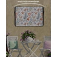 thumbnail image 6 of Outdoor TV Cover 60 to 65 Inch Weatherproof, Tropical Coastal Waterproof TV Screen Protector for Outside Decor with Zipper and Pocket 58"L x 37"H , Watercolor Starfish Starfish Print Orange, 6 of 7