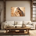 thumbnail image 5 of ZHONGYUTONG Holy Family Picture Virgin Mary and Jesus Canvas Wall Art Catholic Religious Christian Painting for Churches Decor Framed (12.00" x 18.00"), 5 of 5