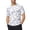 White, variant on Kcolen Men's Print Round Neck T-Shirt for Gym Training Athletic Sports and Everyday Casual Wear Comfortable Breathable