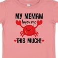 thumbnail image 4 of Inktastic Memaw Loves Me Grandson Boys or Girls Baby T-Shirt, 4 of 5
