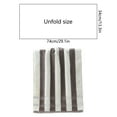 thumbnail image 3 of Btomtd Striped Hand Towels Thick Soft and Absorbent Household Towel for Kitchen and Bathroom Classic Striped Towels for Daily Use - 29.13'x13.38', Coffee, 3 of 6