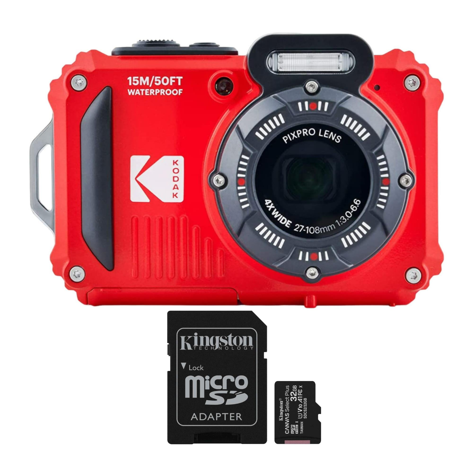 Kodak PIXPRO FZ55 Friendly Zoom Digital Camera (Red) with