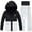 Black#02, variant on Girls Winter Skisuit Waterproof Wind Resistant Snow Jacket and Pants Outfit 2 Pieces Thermal Snowboarding Suit Set Black#02 5-6 Years
