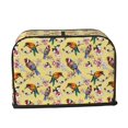 thumbnail image 2 of Haiem Bright Birds Print Toaster Covers 2 Slice Wide Slot,Bread Dust Cover & Fingerprint Protection,Bread Machine Cover,Appliance Covers, 2 of 7