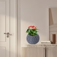 thumbnail image 4 of Ovzne Imitation Rattan Flower Stand Triangular Support Flowerpot Indoor Desktop Potted Storage Container Office Woven Pot On Clearance, 4 of 6