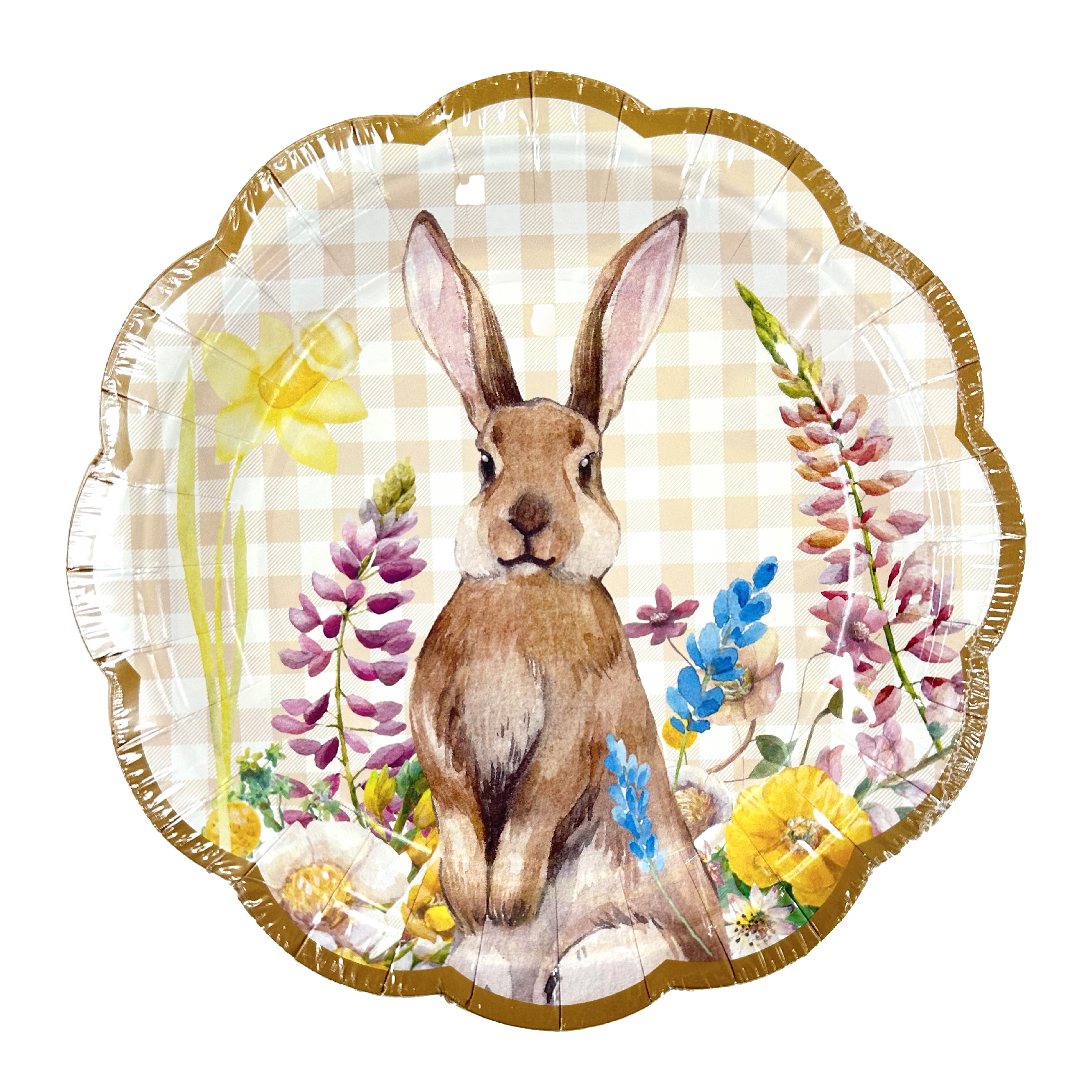 Easter Bunny Sunny Small Paper Plate