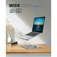 thumbnail image 4 of Adjustable Laptop Stand for Desk, Portable Laptop Riser, Aluminum Laptop Stand Foldable, Ergonomic Computer, 4 of 5