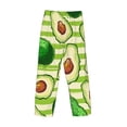 thumbnail image 6 of Balery Avocado Green Striped print Men's Pajama Pants,Ultra Lightweight Pjs,Lounge Pant-Large, 6 of 9