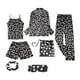 thumbnail image 1 of Conjunto de Pijama de satén Zulema para mujer camisola pantalones cortos XXL, 1 of 7