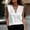 c01White, variant on LNWUY Women's Silk Satin Camisole Tank Tops V Neck Pleated Dressy Casual Sleeveless Blouses Summer Business Work Shirts Blue S