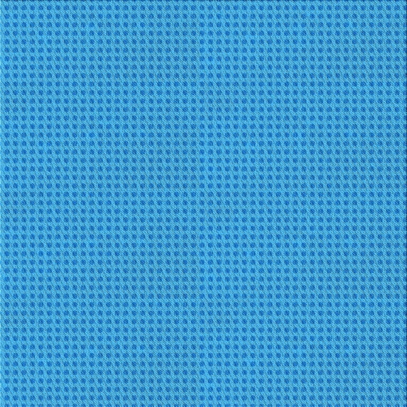 Ahgly Company Indoor Square Patterned Neon Blue Area Rugs, 8' Square