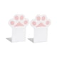 thumbnail image 4 of Sujetalibros con forma de garra de gato, 1 par, base resistente, metal antideslizante, regalo, sujetalibros decorativos para Blanco, 4 of 9