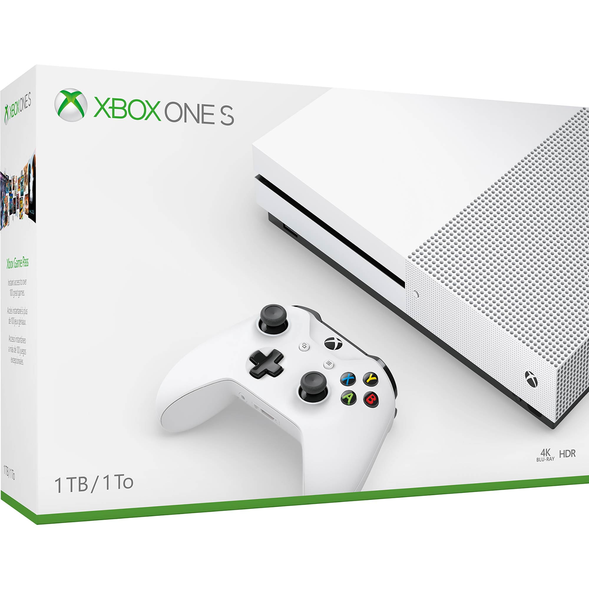 Microsoft Xbox One S 1TB Console, White, 234-01249 - Walmart.com