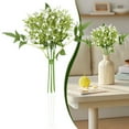 thumbnail image 5 of Artificial Baby's Breath Flowers, Wedding Flowers, Faux Flowers, Artificial Gypsophila Fake Bouquet, Real Touch Faux Floral Sprays for Wedding Floral Arrangements Party Home Decor, 12 inch Stems, 5 of 6