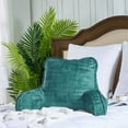 thumbnail image 5 of Home Soft Things DO-IT-YOURSELF Textured Velvet Bedrest Pillow - Agate Green - 20" x 18" x 17", 5 of 8