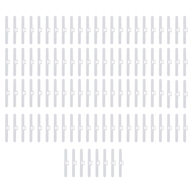 100 piezas de repuesto para persianas verticales (blanco)