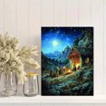 thumbnail image 2 of Qisvanset 12x16 Inch Modern Nativity Bible Canvas Wall Art, Biblical Painting Advent Christmas Home Decor, 2 of 8