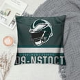 thumbnail image 2 of Orinice Football Jersey Helmet Graphic Decorative Throw Pillow Cover for Home Couch Square Pillow Covers 1PC 24x24in, 2 of 5
