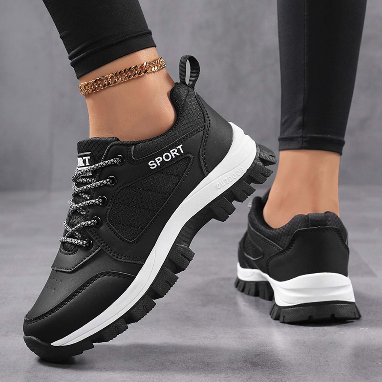 Women's Walking Shoes Waterproof Hiking Shoes on Orthopedic Sneakers Outdoor Non Shoes Casual Trail Shoes