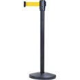 thumbnail image 1 of Free-Standing Crowd Control Barrier, Steel, 35" H, Yellow Tape, 7' Tape Length, 1 of 1