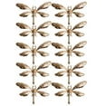 thumbnail image 2 of 10 Piezas Dragonfly Aleación de Aleación Atrás Atrás Botones Adornos para Joyería de Bricoje BLESIY Aleación de adornos de Flatback, 2 of 8
