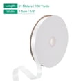 thumbnail image 2 of Uxcell Satin Ribbon, Single Face Polyester Satin Ribbon for Gift Wrapping, Crafts Natural White 5/8 inch, 2 of 7