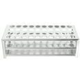 thumbnail image 1 of KAKOWELY 1pc Laboratory Test Tube Stand Aluminum Test Tube Rack Test Tube Holder,9.69"X3.94"X3.35", 1 of 5
