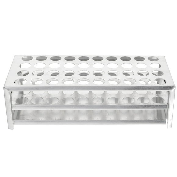 1pc Laboratory Test Tube Stand Aluminum Test Tube Rack Test Tube Holder