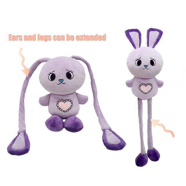 Bunny Plush Long Ears Bunny Rabbit Doll Ears Stretchable Rabbit Plush Toy Stuffed Animal Plush Toy