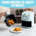thumbnail image 2 of Tasty Freidora de aire personal, comidas más saludables en minutos, control de temperatura ajustable hasta 400 °F, diseño fácil de usar, canasta y bandeja antiadherentes fabricadas sin PFAS, PFOA, PFO, 2 of 5