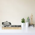 thumbnail image 4 of Handmadetneonsign Psychologist Metal Nameplate, Psychologist Desk Nameplate, Doctor Desk Name Plate Decor, 4 of 5