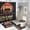 style-841, variant on Shower Curtain Sets with Rugs 4 Piece Life Is Good Enjoy The Ride Shower Curtain Set with Rugs Pickup Truck Bathroom Accessories Set Decor with 12 Hooks for Bathtub Decor 72inch X 72inch