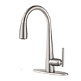 thumbnail image 2 of Pfister Lita 1-Handle Pull-Down Kitchen Faucet Stainless Steel, 2 of 2