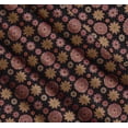 thumbnail image 3 of Soimoi Black Cotton Voile Fabric Multicolor Dot Mandala Printed Craft Fabric by the Yard 42 Inch Wide, 3 of 7