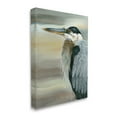 thumbnail image 3 of Heron Bird Feather Portrait Animals & Insects Graphic Art Gallery Wrapped Canvas Print Wall Art, 3 of 7