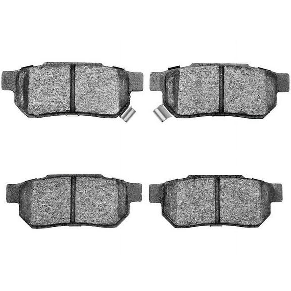 Rear Brake Pad Set - Compatible with 2010 - 2014 Honda Fit 2011 2012 2013