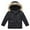 Z1 Black, variant on GYUJNB Heavyweight Insulated Winter Jacket for Girls with Detachable Hood Warm Windproof Outerwear Coats for Cold Weather,Size:7-8 Years