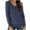 Navy, variant on Antinious Womens Casual Solid V Neck Long Sleeve Base Layer Workout Tops,Winter Sweatshirt for Women,Going Out Tops for Women,Black,XXL