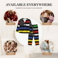thumbnail image 7 of Bingfone Womens Pajama Sets American Flag Print,Long Sleeve Loungewear Pajamas Set-Medium, 7 of 7