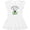 AA-White, variant on Inktastic Daddy's Little Caddy Cute Golf Ball Girls Baby Dress