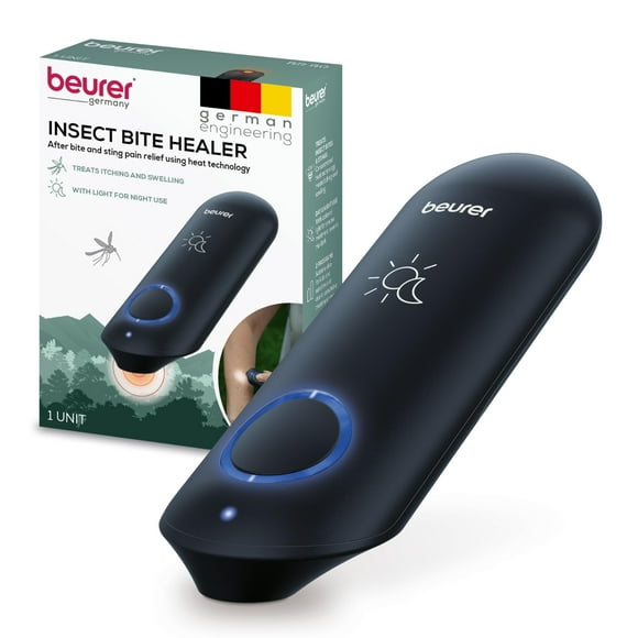 Beurer BR90 Insect Sting and Bite Relief with Light, Bug Bite Healer for Chemical-Free Treatment of Insect Bites and Stings, Provides Natural Relief from Itchi
