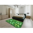 thumbnail image 4 of Ahgly Company Indoor Rectangle Patterned Green Area Rugs, 7' x 9', 4 of 6